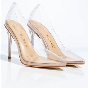 Azalea Wang PVC Pump Heels “Cinderella Heels”